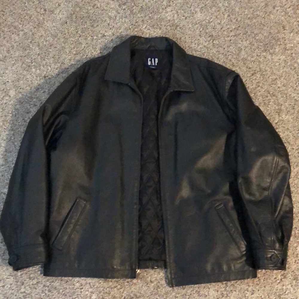 Great Condition Men’s GAP Leather Jacket!!!